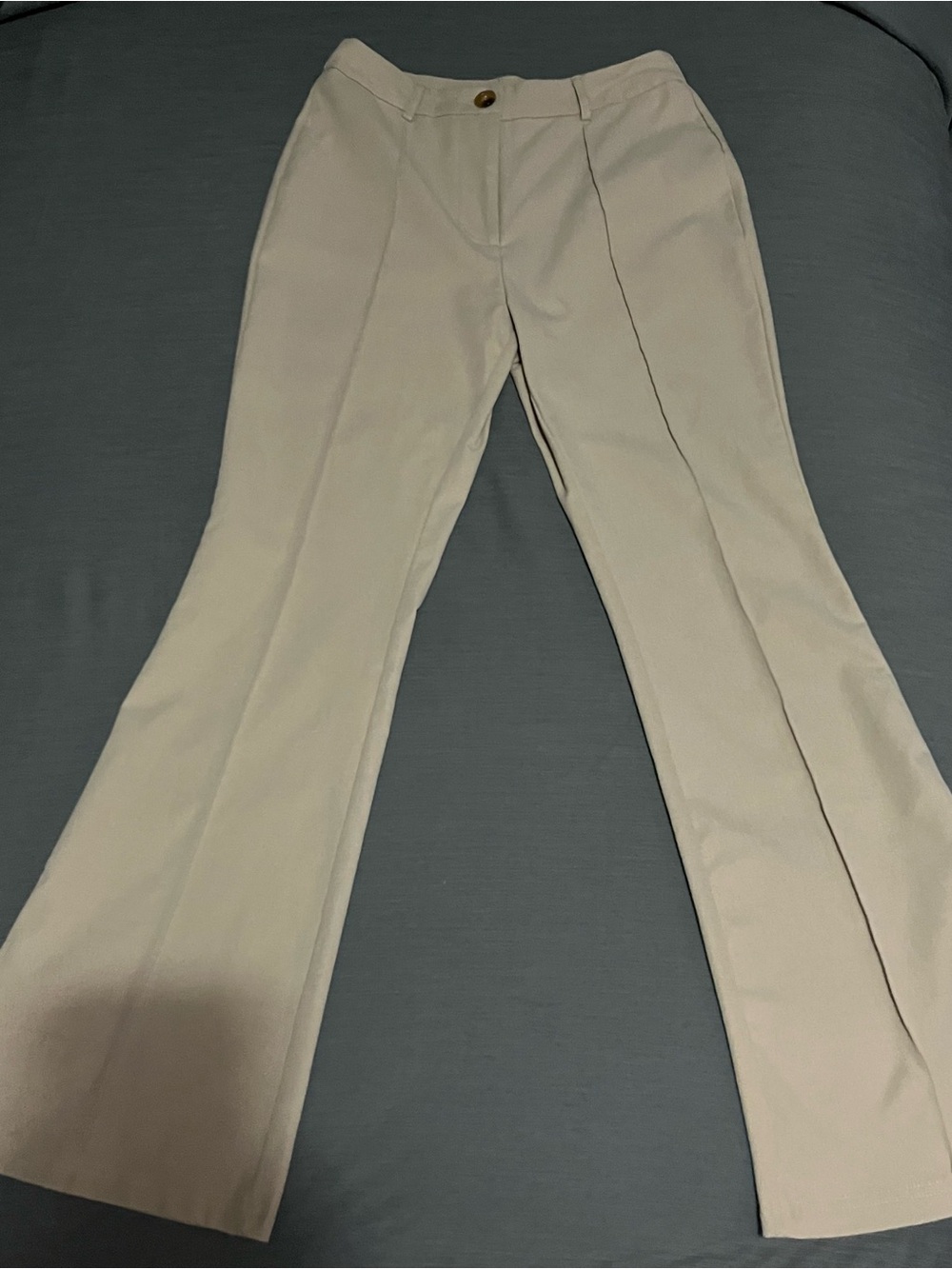 Women’s Cream Dress Pants - Classic Tailored Fit